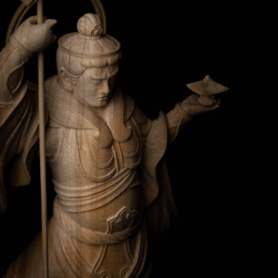 二代目毘沙門天像完成です。