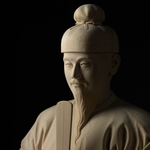 聖徳太子像彫刻が完成しました。