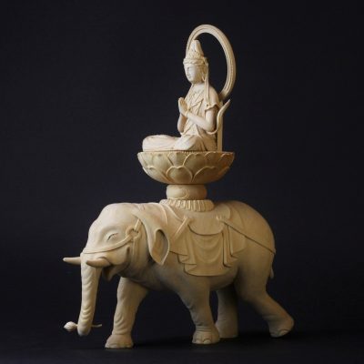 普賢菩薩像 「動の白象」