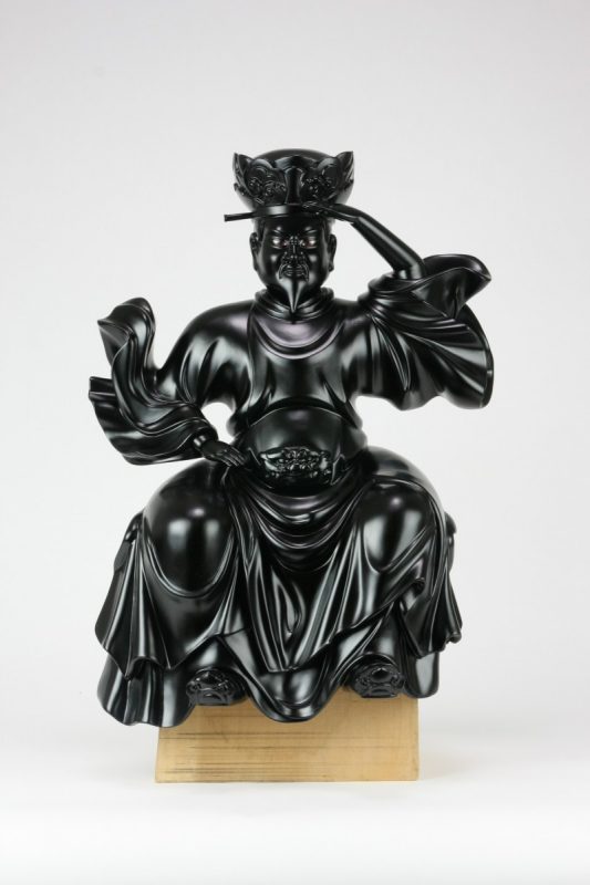 金色の達磨大師・大権修利菩薩像が見事に蘇りました〇 | 京都の仏師 